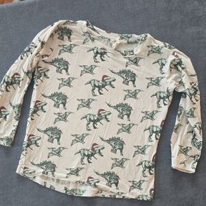 Dinosaur Print Kids Shirt